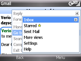 Mobile Gmail