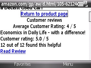 Check the price and rating